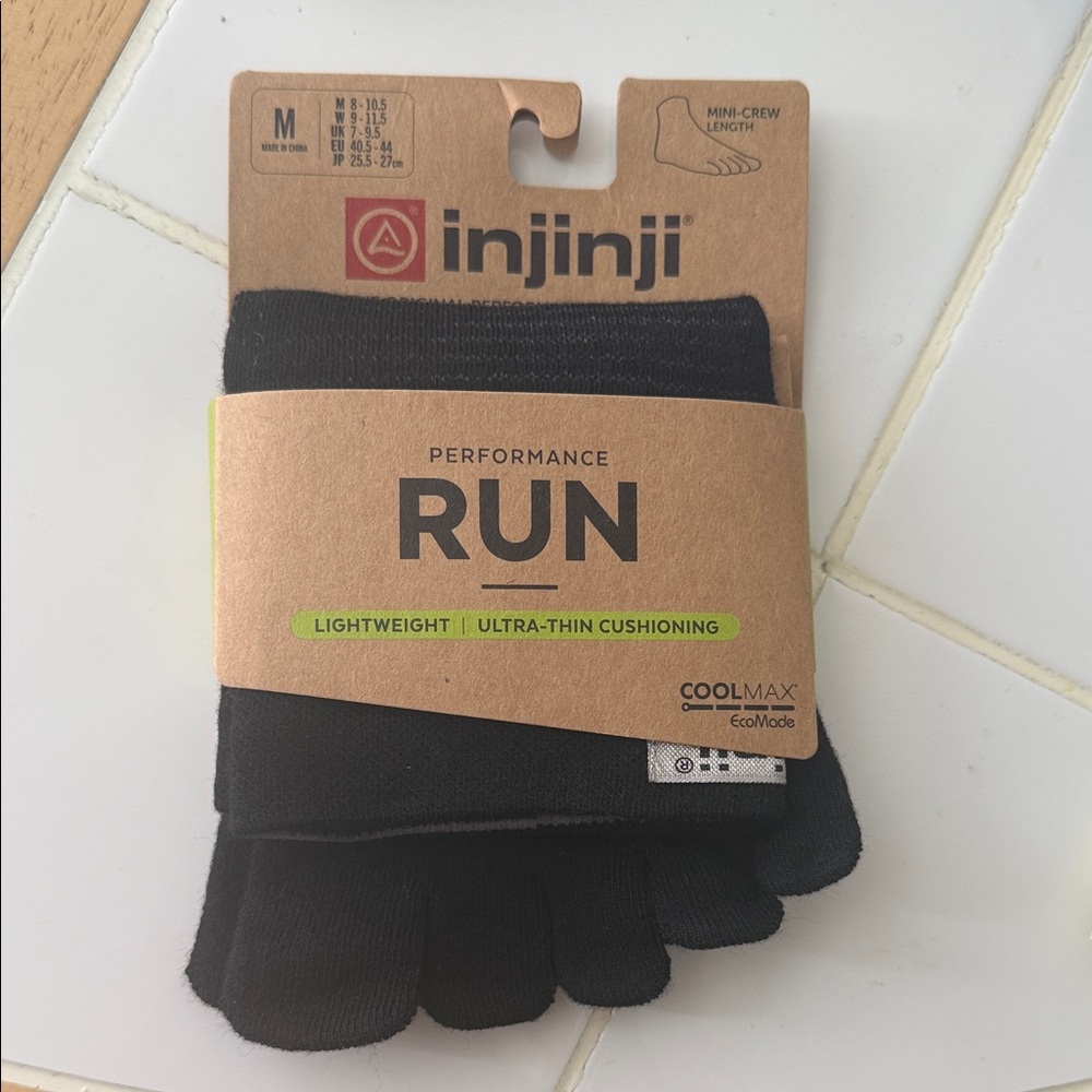 NWT Injinji Performance Run Toe Socks 🧦 M